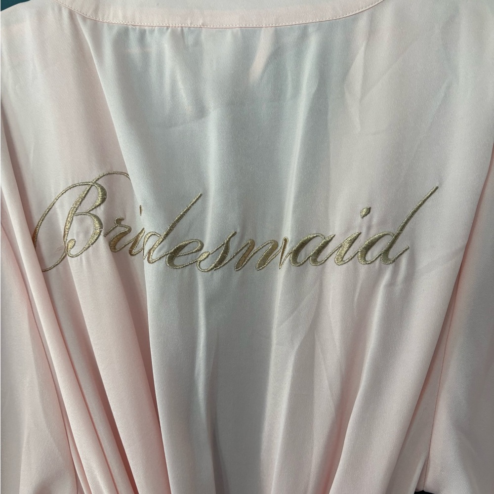 Bridesmaid Light Pink Robe - Picture 4 of 4